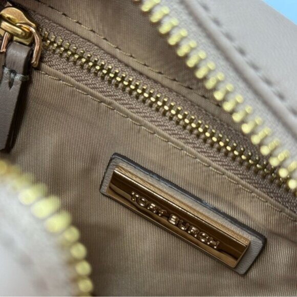 🆕 TORY BURCH 🧿 NWT Savannah Chain Link Camera Bag, French Gray AUTHENTICATED - Picture 10 of 12